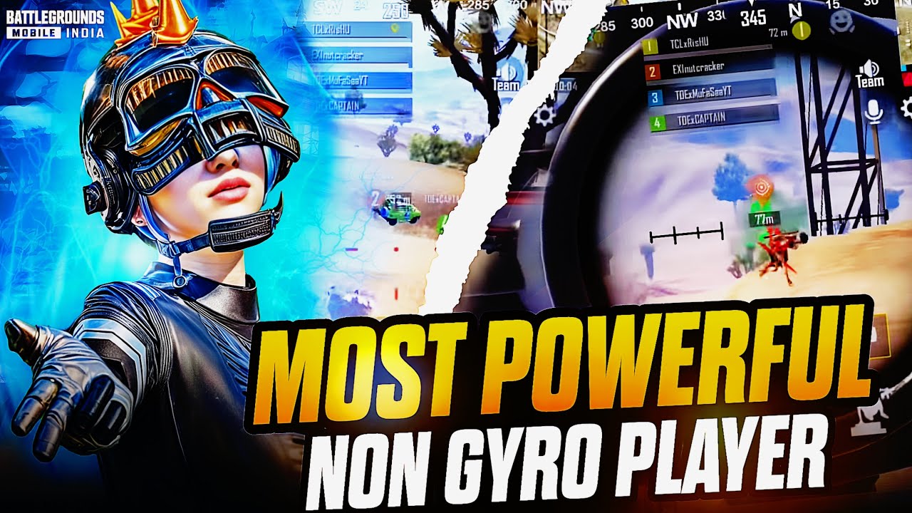 Non Gyro Player vs Streamers 🥶 | Insane Clutches and Fights ☠️ | Bgmi ...