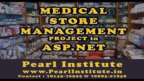 Medical Store Project in ASP.NET by Pearl Institute Batala