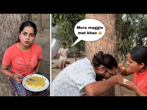 Bhai ka Maggie chori kar ke kha gayi 😳