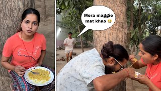 Bhai ka Maggie chori kar ke kha gayi 😳