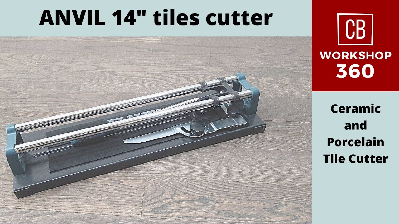 14 in. Ceramic and Porcelain Tile Cutter with 1/2 in. Cutting Wheel