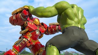 Transformers: The Last Knight - Hulk vs Iron Man Final Fight | New Movie 2024 [HD]