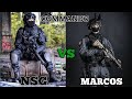 Nsg vs marcos  black cat commandos vs marine commandos  who is best  an defence