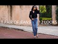 How To Style Straight Leg Baggy Jeans 12 Ways - 90s Style Jeans Lookbook