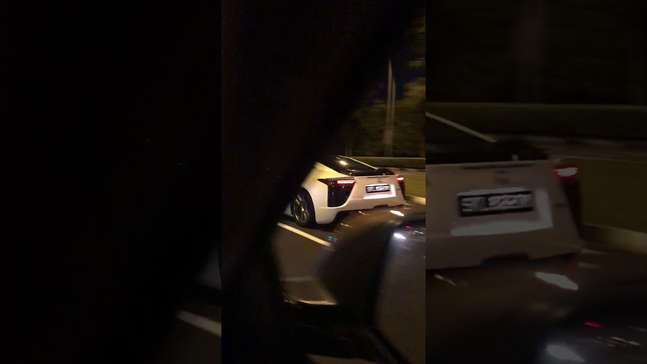 Original Footage. Singapore Lexus Lfa Crash