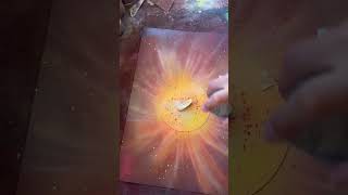 Totality - Eclipse 2024 - spray paint art