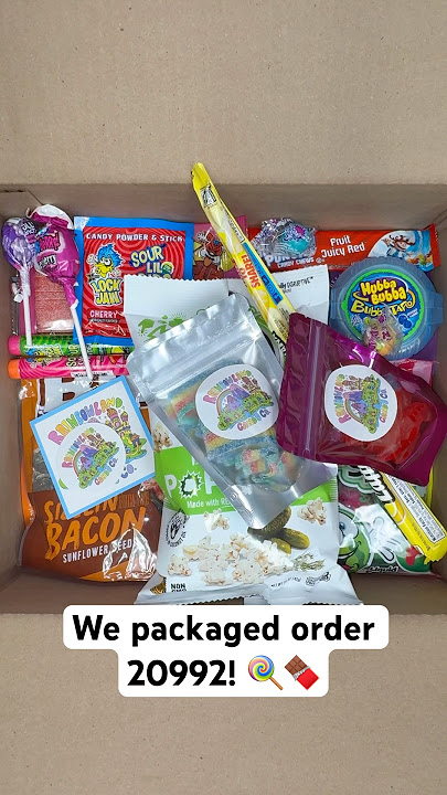 We packaged order 20992! 🍭🍫 #candy #candyshop #packagingorders #satisfying #sweets