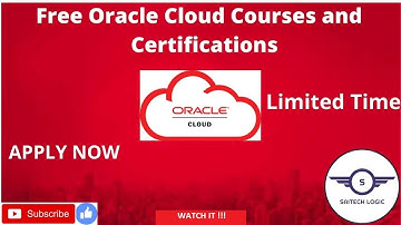 Oracle Cloud Free Certification  | Free Online Training and Certification Oracle.