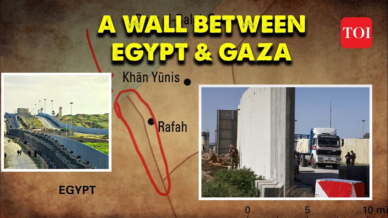 ⁣Why is Egypt Building a Wall Around Gaza at Rafah Border? No Hopes for Palestinians as War Escalates