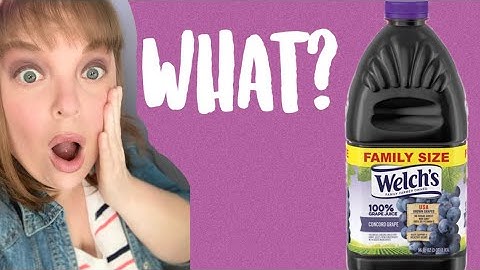 How to make GRAPE JELLY from GRAPE JUICE.