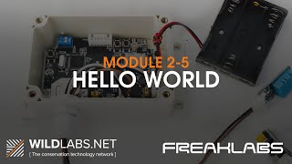 Build Your Own Data Logger: Module 2.5 - Hello World