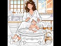 He Enjoys Taking A Bath #baby #mom #fun #short