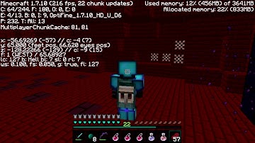 [TUTORIAL] How to set a waypoint in Overworld / Nether and End in the OpticCraft Client