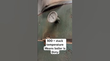 500 stack temperature/get your boiler cleaned #boilerroom #boiler #mechanic #noheat #servicecall