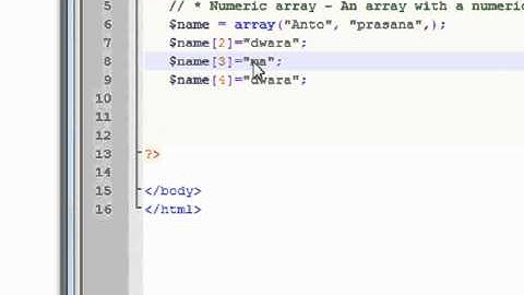 php tutorial in Tamil Part   10