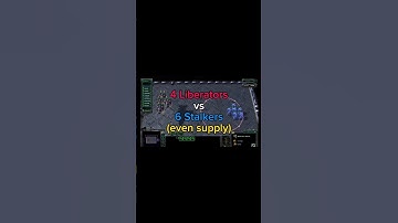 Who wins? 4 Liberators vs. 6 Stalkers (even supply) #sc2 #starcraft #starcraft2 #blizzard #gaming