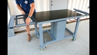 Welding Table Upgrades  Plasma cutting, slide outs, drawers...