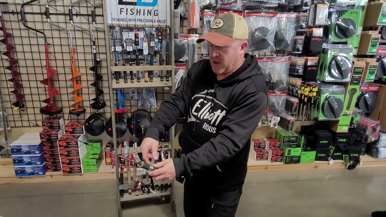 The Best Ice Fishing Reel Wrap - Elliott 2B Ice. How to Wrap a