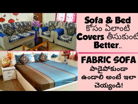 How To Properly Put Bed sheet & Sofa Covers ||How To Arrange Perfect Bed Sheet