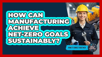 How Can Manufacturing Achieve Net-zero Goals Sustainably? - How It Comes Together