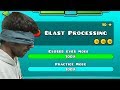 Geometry dash  level 17 blast processing closed eyes