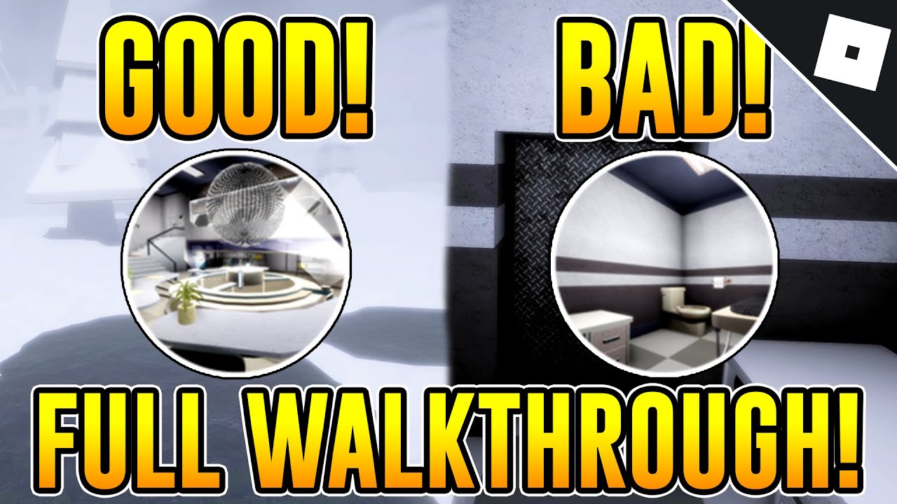 Nullwork Walkthrough Good Bad Endings Roblox Youtube - roblox isolator bad ending guide