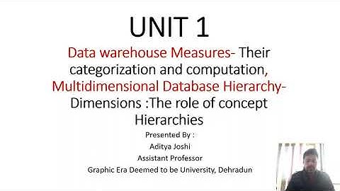 Data Warehouse Measures and Multidimensional Database Hierarchy: The role of concept Hierarchies