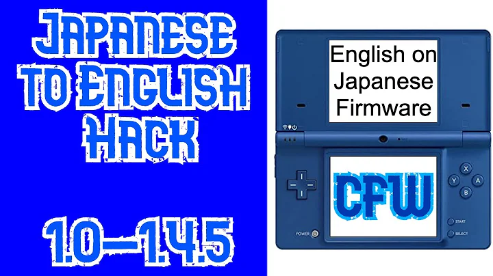 I Modded a Japanese DSi to Display in English