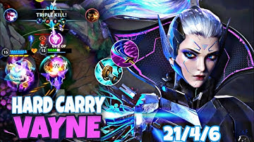 Wild Rift VAYNE | VAYNE VS KAISA AND INSANE CARRY HOW !!? |GAMEPLAY |BUILD & RUNES| #vayne #wildrift