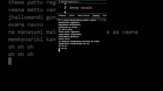 Nenu nenuga lene #singing #music #singer #coding #python #coder #songs #oldsongs #trending #cover