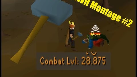 Rune Warhammer 1 Attack Pure F2P PK Montage #2 - OSRS