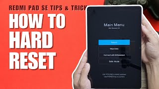 How to Hard Reset Xiaomi Redmi Pad SE | Removing Password Unlock