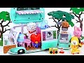 Let&#39;s ride a BT21 Camping Car! Universtar Figure all together! | PinkyPopTOY