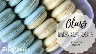 Olasz MACARON❤️ - Szirupos recept - Italian Meringue Macarons - BebePiskóta