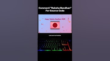 happy rakhi guys ✅🎉❤️ #coding #webdesign #webdevelopment #rakshabandhan #rakhi