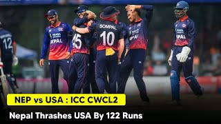 Nepal vs USA | Post Match Analysis | ICC CWC League 2 Match 108 | Nepal Wins 3 In A Row screenshot 1
