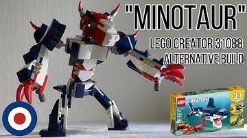 LEGO Creator 31088 Alternative build tutorial Minotaur、レゴクリエイター31088をミノタウロスに組み替え