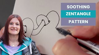 String of Hearts Zentangle® Tutorial for Stress Relief and Creativity