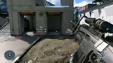 No scope - Halo Infinite INSIDER BETA Multiplayer flight gameplay on Live Fire - 4v4 against bots