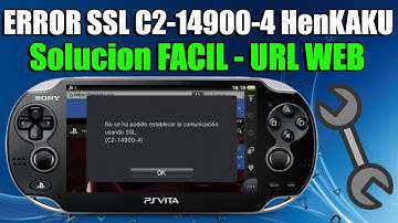 Error SSL C2 14900 4 PSVITA   SOLUCION FACIL
