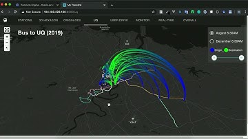 3D Map Data Visualization in Deck gl and React - Cloud-based App for Traffic Data Viz and prediction