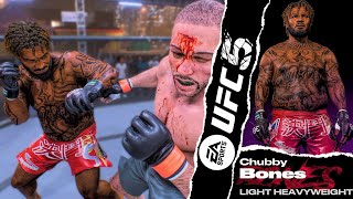 UFC 5 CAREER MODE #1 - CHUBBY NECKBONES IS BACK AND DANGEROUS!!