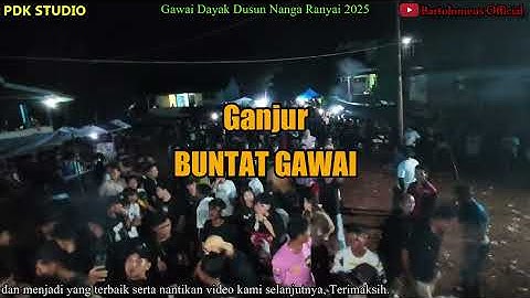 Ganjur Buntat Gawai - By Dessy Olivia Feat Abeng Key - Live Perform Dusun Nanga Ranyai - PDK STUDIO