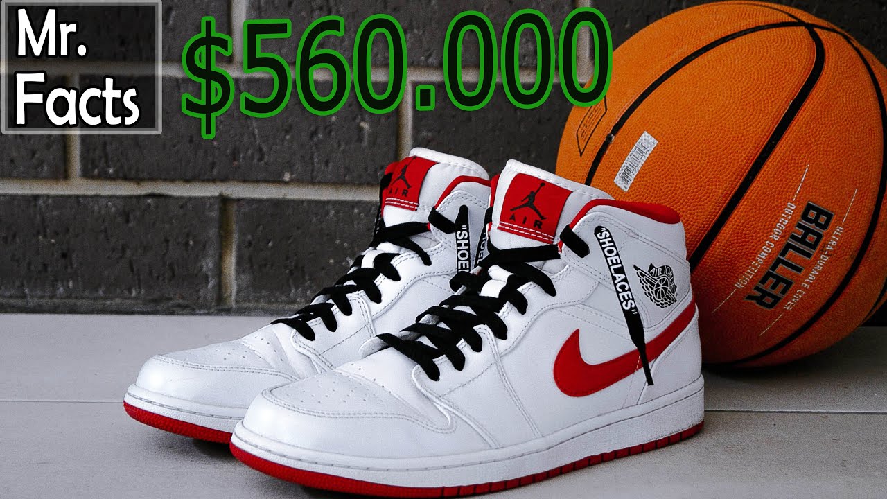 Michael Jordan sold his sneakers for $560.000 - YouTube