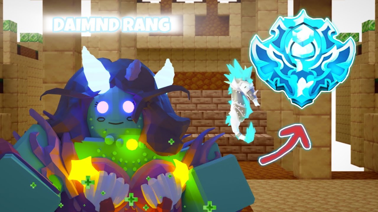 How I got the DIAMOND RANK as a Mobile player (ROBLOX BEDWARS)