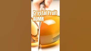 【ASMR】Cutting a Glass Mango 🥭💎 | Crystal Fruit AUMR | Satisfying AI ASMR Video #visualasmr #asmr
