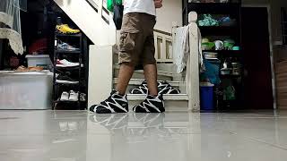 Shawn Kemp Reebok Kamikaze 1 Mid OG SONICS on feet