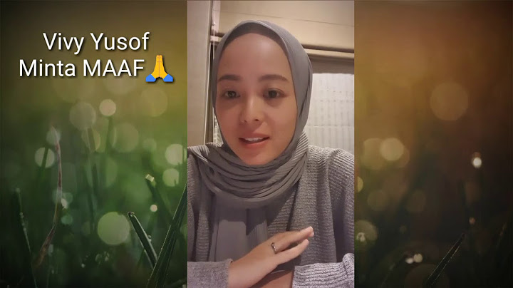 Vivy Yusof Minta Maaf🙏 |  *Maafkan x Netizen?😂