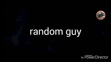 Intro for random guy