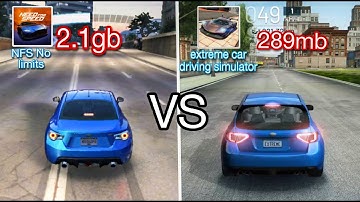NFS no limits vs extreme car driving simulator 2023 comparison - Need for Speed